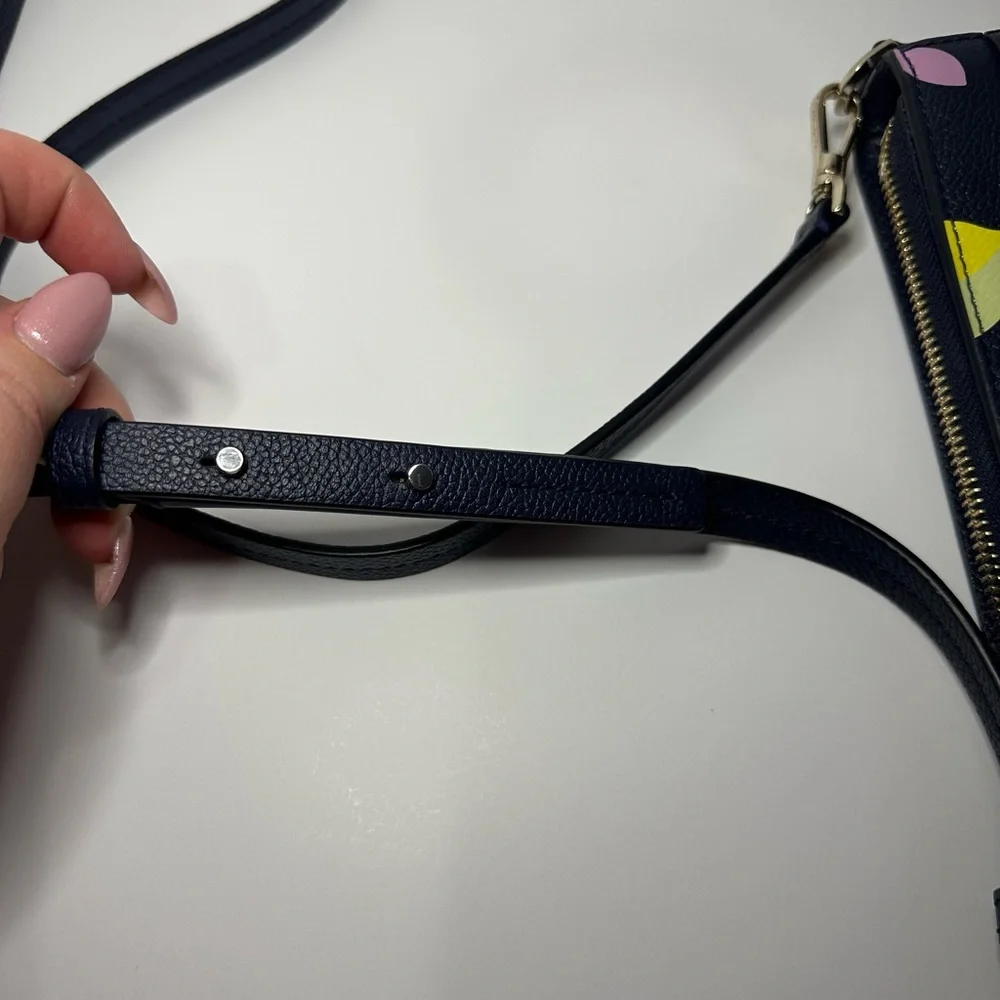 Kate Spade EUC Margaux Lemons Grained Leather Convertible Crossbody